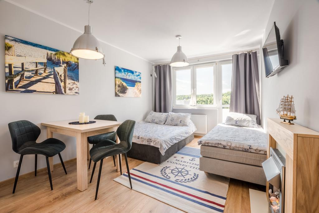 Apartament Nadmorski Widok Gdynia Habitación foto